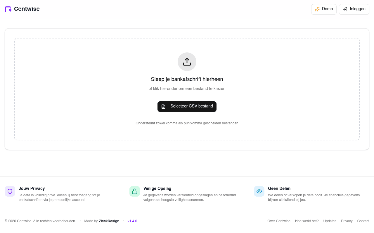 Screenshot of Centwise