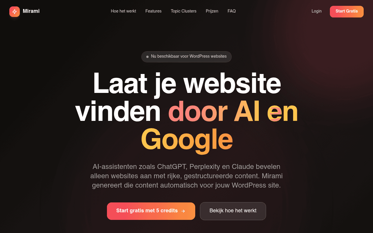 Screenshot of Mirami